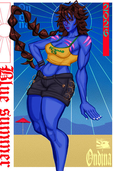 Blue summer